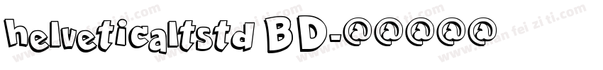 helveticaltstd BD字体转换